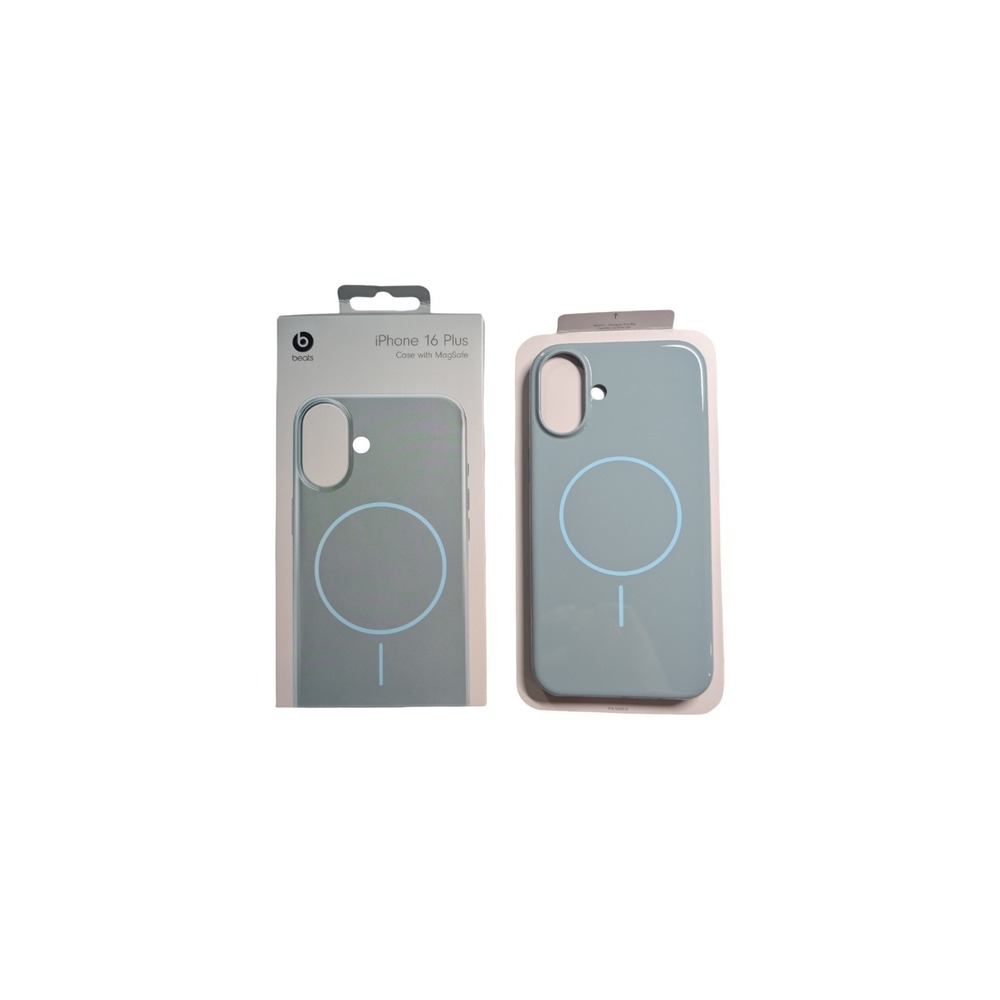 F7-O Beats By Dre Case for Apple iPhone 16 Plus MagSafe - Riptide Blue - Picture 4 of 6